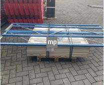 Voordeelpartij gebruikte Nedcon legbordstelling 2500x2530x600mm hxbxd 6niveaus 175kg/niv