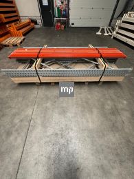 Voordeelpartij gebruikte MP grootvakstelling 2500x12300x6000mm hxbxd 3niveaus 265kg/niv